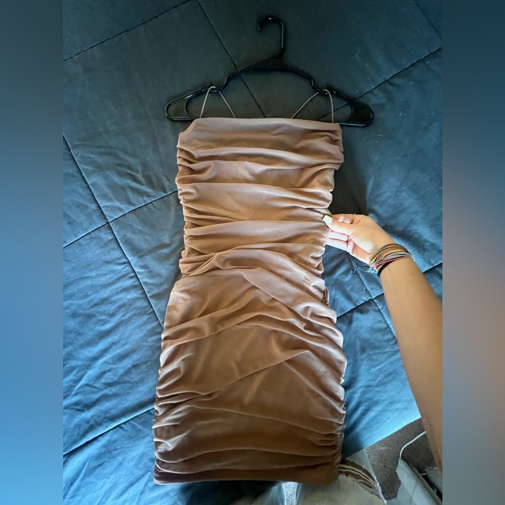 Brown Homecoming dress